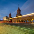 Oberbaum bridge, Berlin, Germany Royalty Free Stock Photo