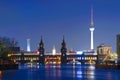 Oberbaum bridge, tv tower, berlin