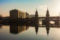 Oberbaum Bridge and Universal Music Building