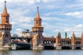 Oberbaumbruke bridge at Berlin Royalty Free Stock Photo