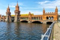 Oberbaumbruke bridge in Berlin Royalty Free Stock Photo