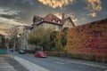 Obere KarspÃÂ¼le Street in GÃÂ¶ttingen Germany in Autumn