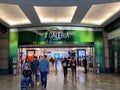 View on store front with logo lettering of galeria kaufhof in shopping mall