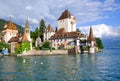 Oberhofen Castle,Lake Thun,Switzerland Royalty Free Stock Photo