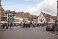 Obernai town center, Alsace, France Royalty Free Stock Photo