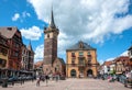 Obernai town center. France Royalty Free Stock Photo