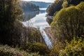 Obernau Dam for water production in Netphen Royalty Free Stock Photo