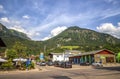 Street in traditional South German country style.