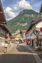 Street in traditional South German country style.