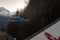 Timi Zajc Skiflying in Oberstdorf 2022 Royalty Free Stock Photo
