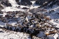 Obertauern ski resort in austrian alps Royalty Free Stock Photo