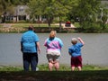 Obese family Royalty Free Stock Photo