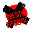 Obesity Epidemic rubber stamp