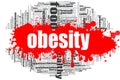 Obesity word cloud