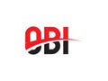 OBI Letter Initial Logo Design Vector Illustration