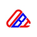 OBI letter logo creative design with vector graphic, OBI