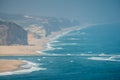 The obidos lagoon near Foz do Arelho and Caldas da Rainha, portugal Royalty Free Stock Photo