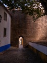 back alley in obidos portugal