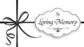 In Loving Memory Obituary Emblem Knot Cross Black Ribbon Header