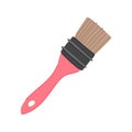 object brush paint tool cartoon vector illustration Royalty Free Stock Photo