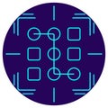 Object detection icon. Image recognition icon Royalty Free Stock Photo