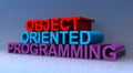 Object oriented programming