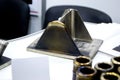 Object printed by 3D printer from metal. Additive manufacturing solution Royalty Free Stock Photo