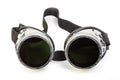 Safety glasses of the gas welder Royalty Free Stock Photo