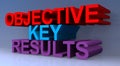 Objective key results