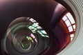 Objective lens closeup Royalty Free Stock Photo