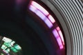 Objective lens closeup Royalty Free Stock Photo