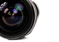 Objective lens of photo camera Royalty Free Stock Photo