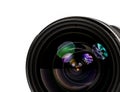 Objective lens of photo camera Royalty Free Stock Photo