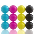 Objects in the CMYK color set, for print Royalty Free Stock Photo