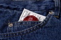 Objects - Condom in Pocket Royalty Free Stock Photo