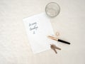 Relationship ends. Breakup, divorce message concept. Royalty Free Stock Photo