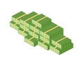 Money cash heap. Royalty Free Stock Photo