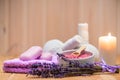 objects for massage, spa and relaxation Royalty Free Stock Photo