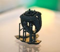 Objects photopolymer printed on a 3d printer. Royalty Free Stock Photo