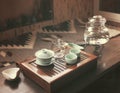 Objects for tea ceremony Royalty Free Stock Photo