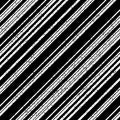 Oblique pattern with black lines and contour 5185, modern stylish image. Royalty Free Stock Photo