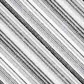 Oblique seamless pattern with gray streaks and outline 4055, modern stylish image. Royalty Free Stock Photo