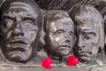 OBNINSK, RUSSIA - FEBRUARY 2017: Monument to the prisoners of fascist concentration camps