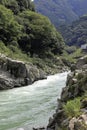 Oboke gorge at Yoshino river