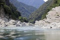 Oboke gorge at Yoshino river