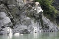 Oboke gorge at Yoshino river