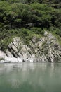 Oboke gorge at Yoshino river