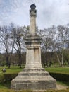 Obrenovic dynasty monument at Topciderski park Belgrade Royalty Free Stock Photo