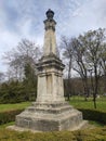 Obrenovic dynasty monument at Topciderski park Belgrade Royalty Free Stock Photo