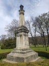 Obrenovic dynasty monument at Topciderski park Belgrade Royalty Free Stock Photo